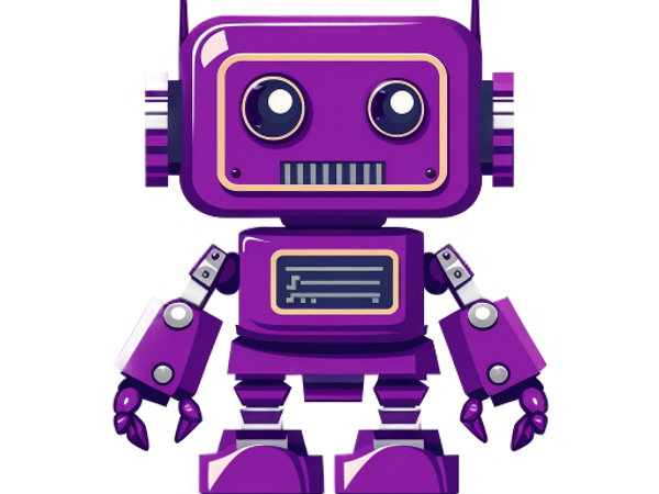 Purple robot