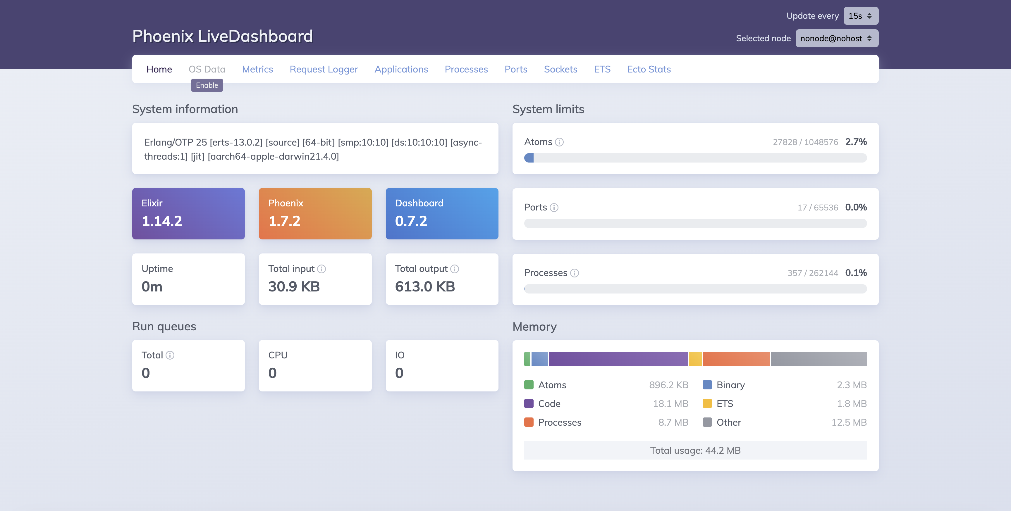 phoenix live dashboard