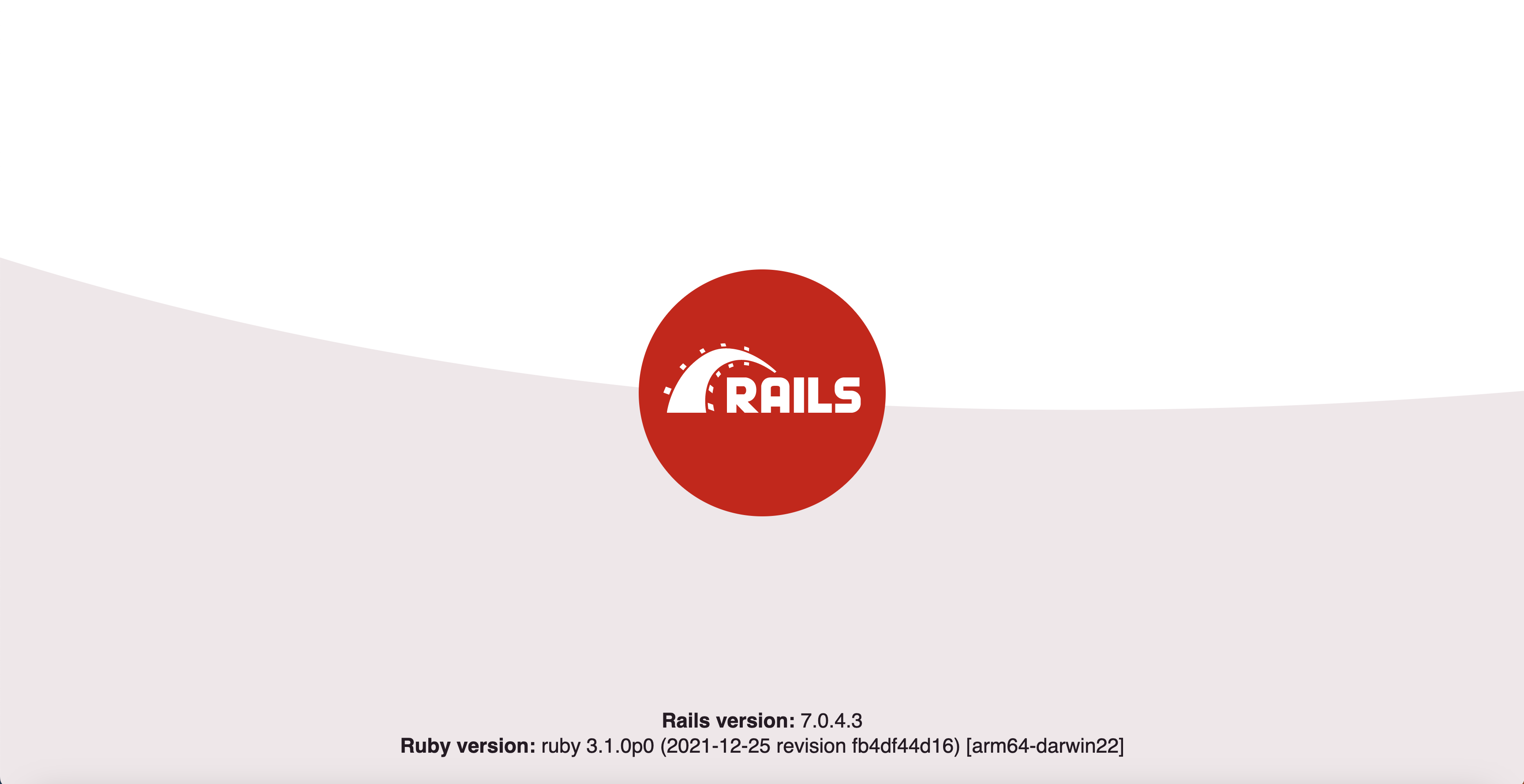 Ruby Rails Home Page